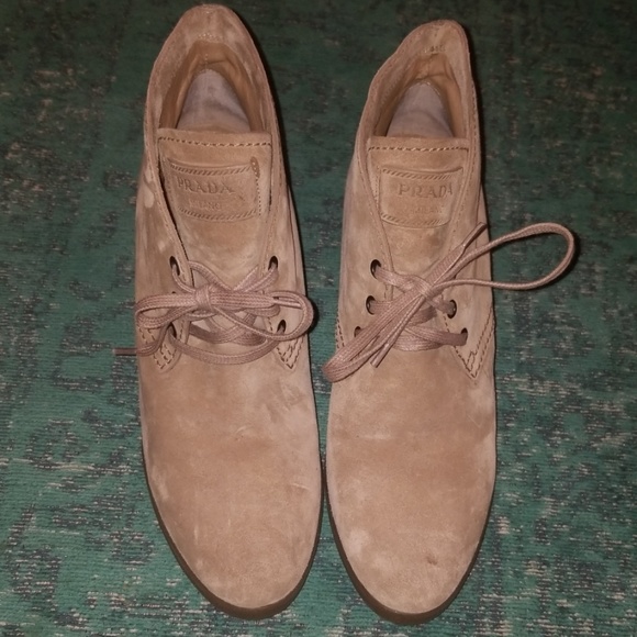 Like new Prada hidden wedge bootie - Picture 2 of 4